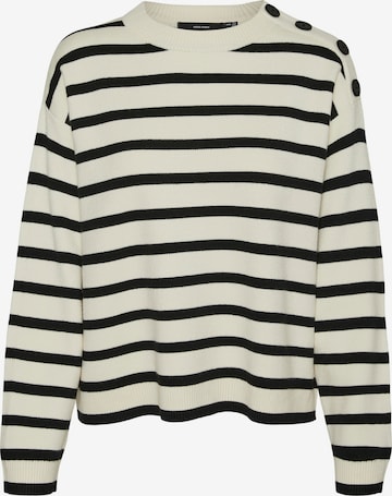Pull-over 'VMSaba' VERO MODA en beige : devant