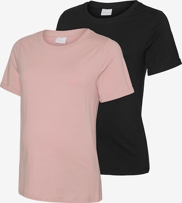 T-shirt 'MLMia' MAMALICIOUS en rose : devant