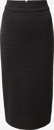 HUGO Rok 'Nadyenka' in de kleur Donkergrijs / Zwart, Productweergave