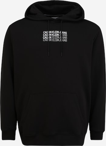 Calvin Klein Jeans Plus - Sweatshirt em preto: frente