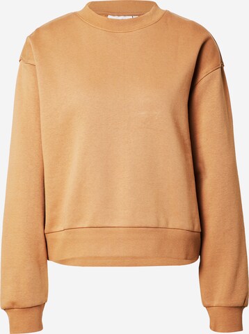 WEEKDAY Sweatshirt 'Amaze' in Beige: predná strana