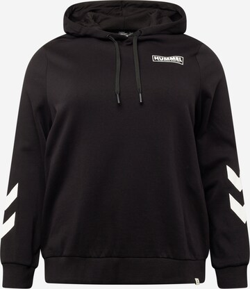 Hummel Sportief sweatshirt 'LEGACY' in Zwart: voorkant