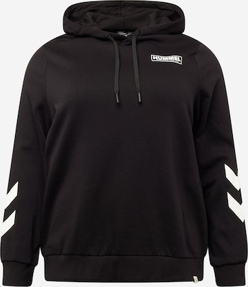 Sweat de sport 'LEGACY' Hummel en noir : devant