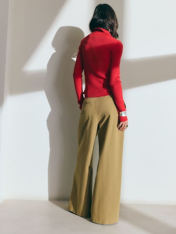Bhoem Wide Leg Hose in Beige