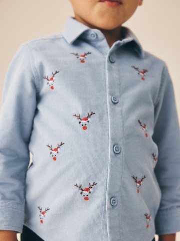Next - Ajuste regular Camisa en azul