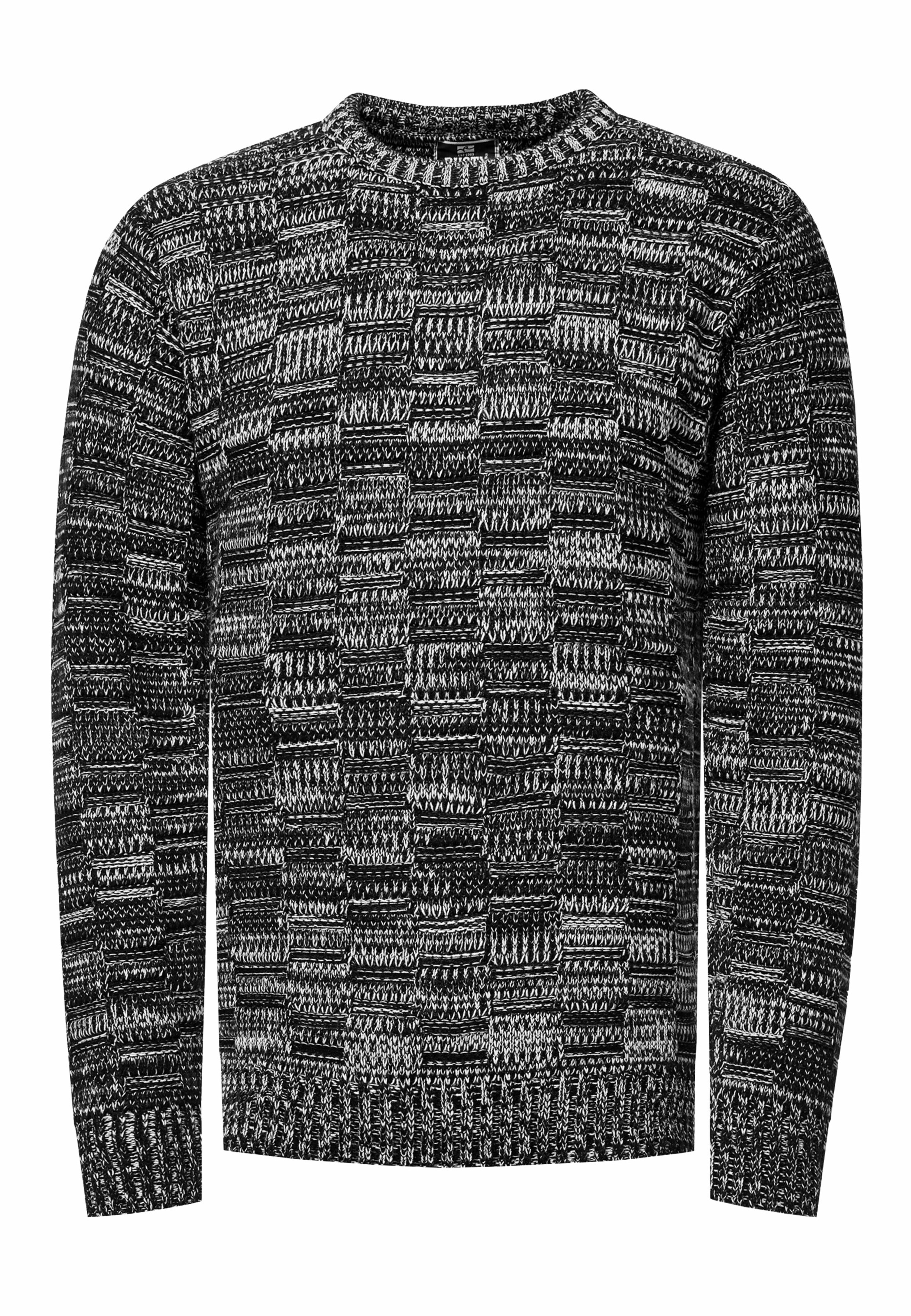 Rusty Neal Pullover in Grau: Vorderseite