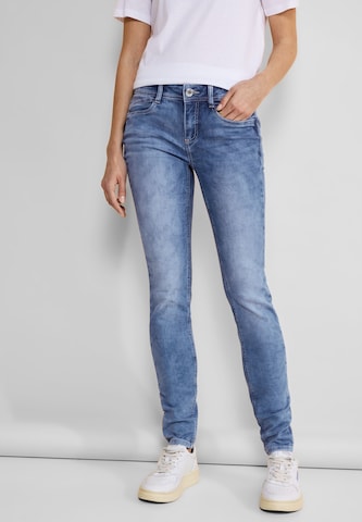 STREET ONE Slim fit Jeans in Blue: front