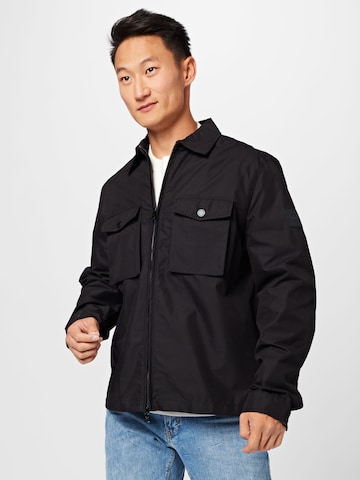 Veste mi-saison Calvin Klein en noir : devant