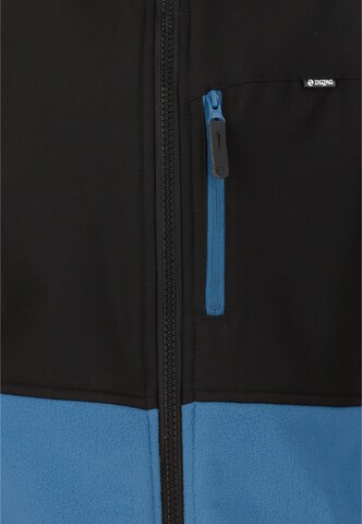 ZigZag Fleece Jacket 'Carson' in Blue