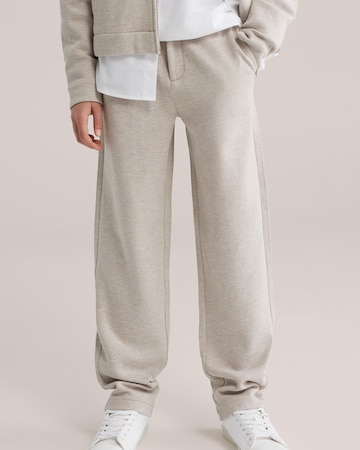 Regular Pantalon WE Fashion en beige : devant