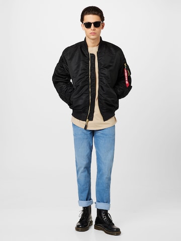 ALPHA INDUSTRIES Jacke in Schwarz