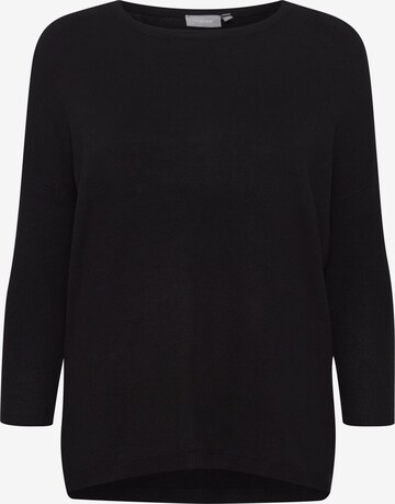 Fransa Sweater ' BLUME ' in Black: front