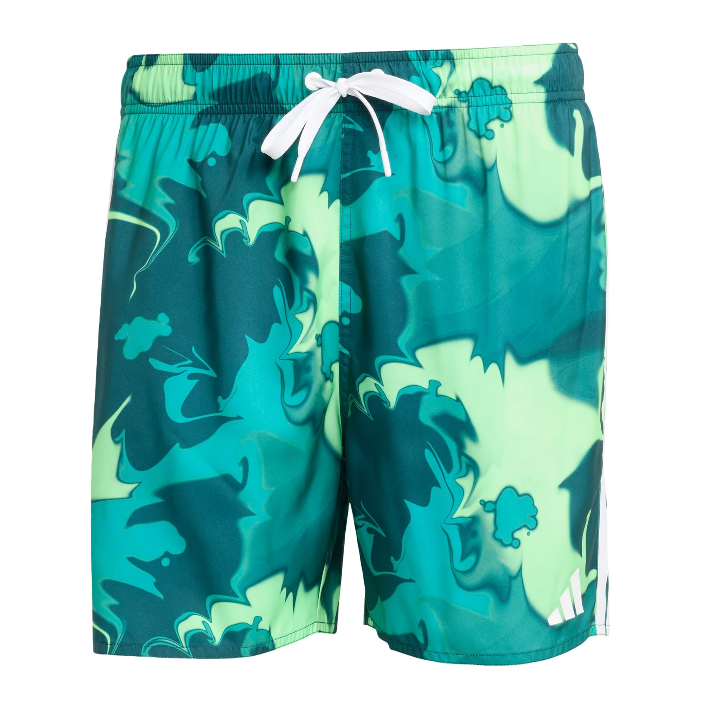 ADIDAS SPORTSWEAR - Bermudas 'Tie-Dye 5-Inch' en verde: frente