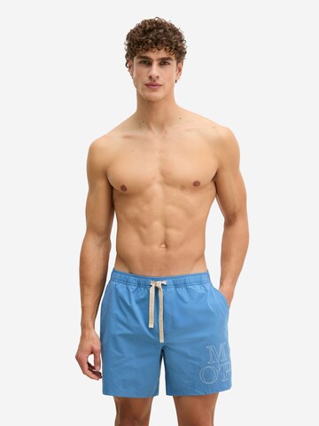 Shorts de bain ' Woven ' Marc O'Polo en bleu : devant