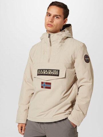 NAPAPIJRI Tussenjas 'Rainforest' in Beige: voorkant