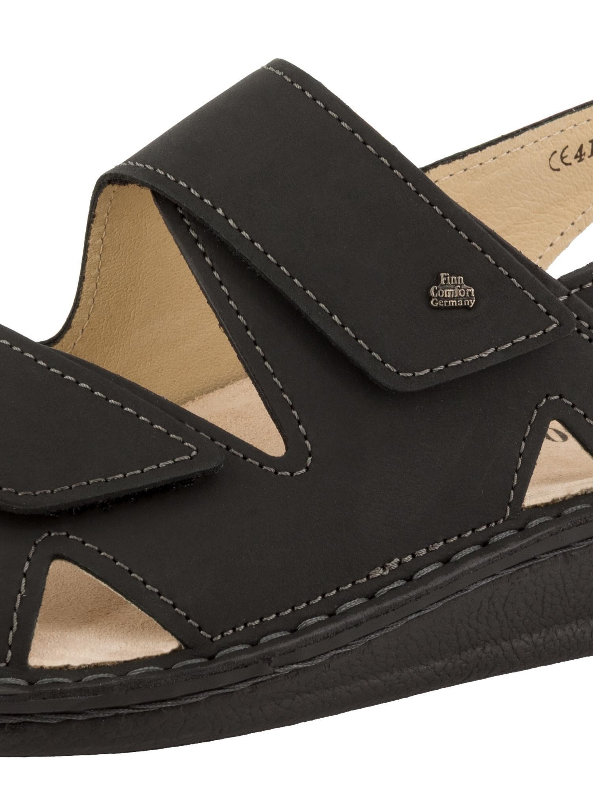 Finn Comfort Sandal 'Toro-S' in Black