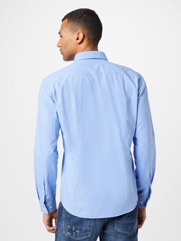 HUGO Slim Fit Hemd 'Evito' in Blau