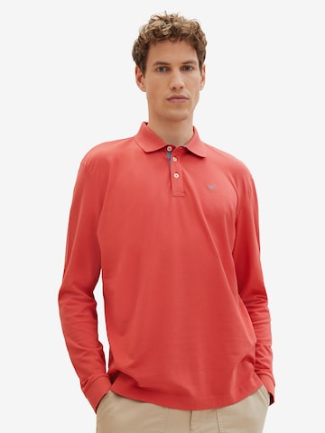 TOM TAILOR - Camisa em vermelho: frente