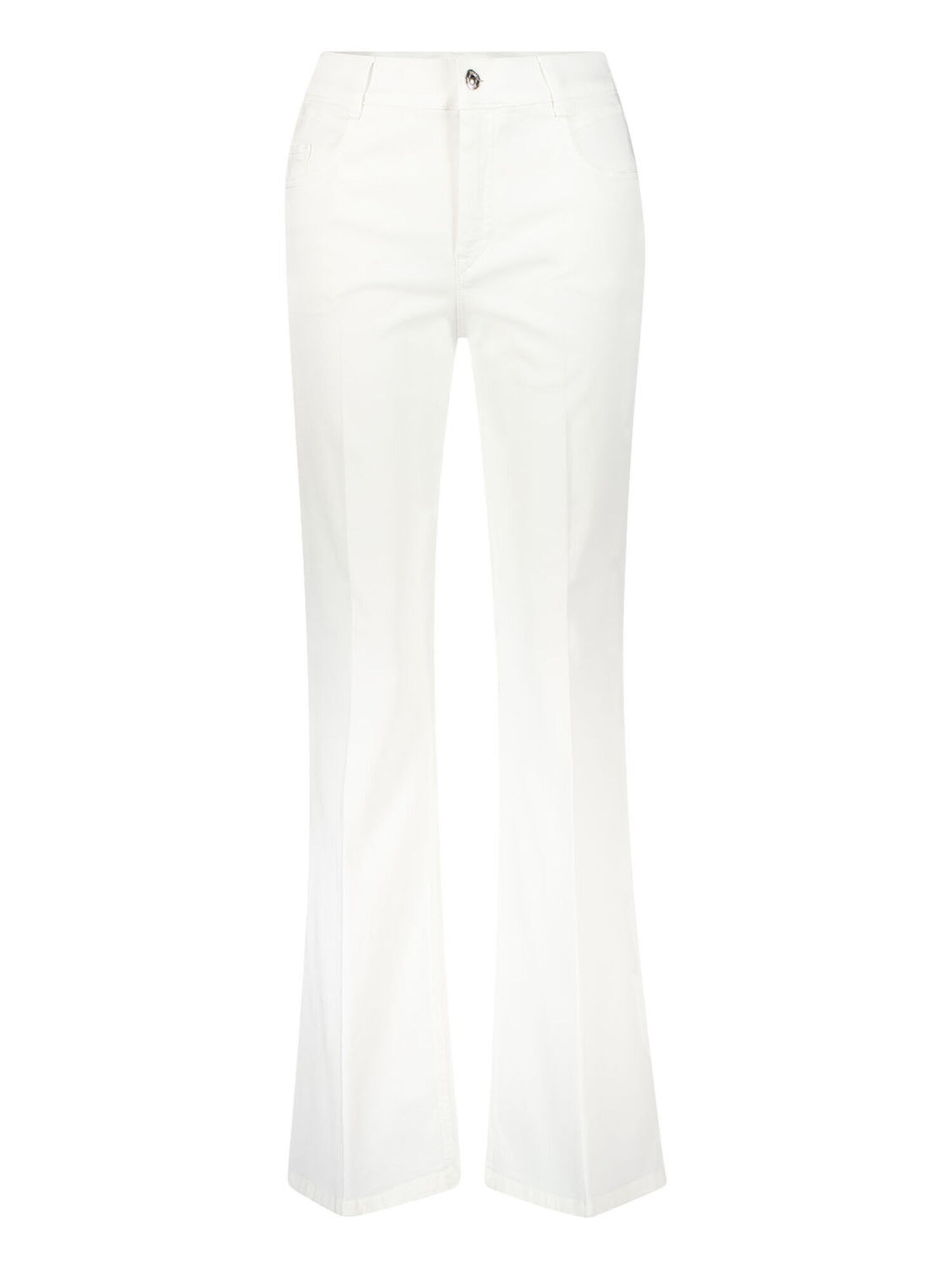 Gardeur Boot cut Trousers 'ZURI126' in Beige: front