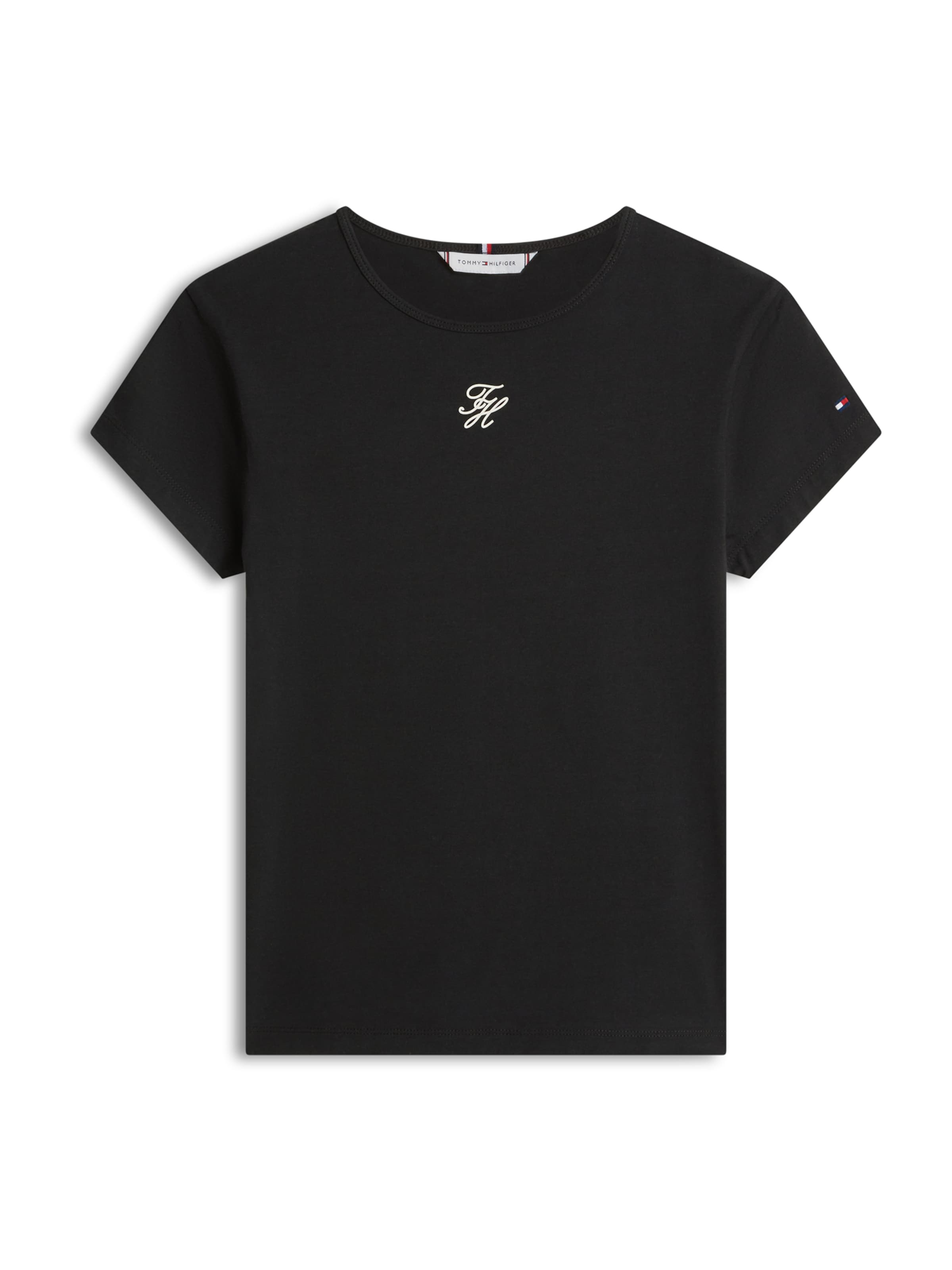 Tricou de la TOMMY HILFIGER pe negru: față