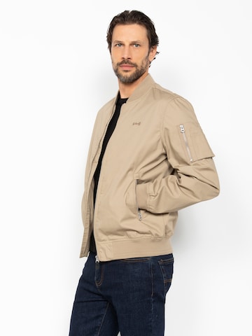 Manteau mi-saison Schott NYC en beige
