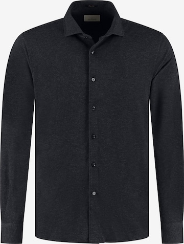 Dstrezzed Hemd 'The Kirk' in Schwarz: Vorderseite