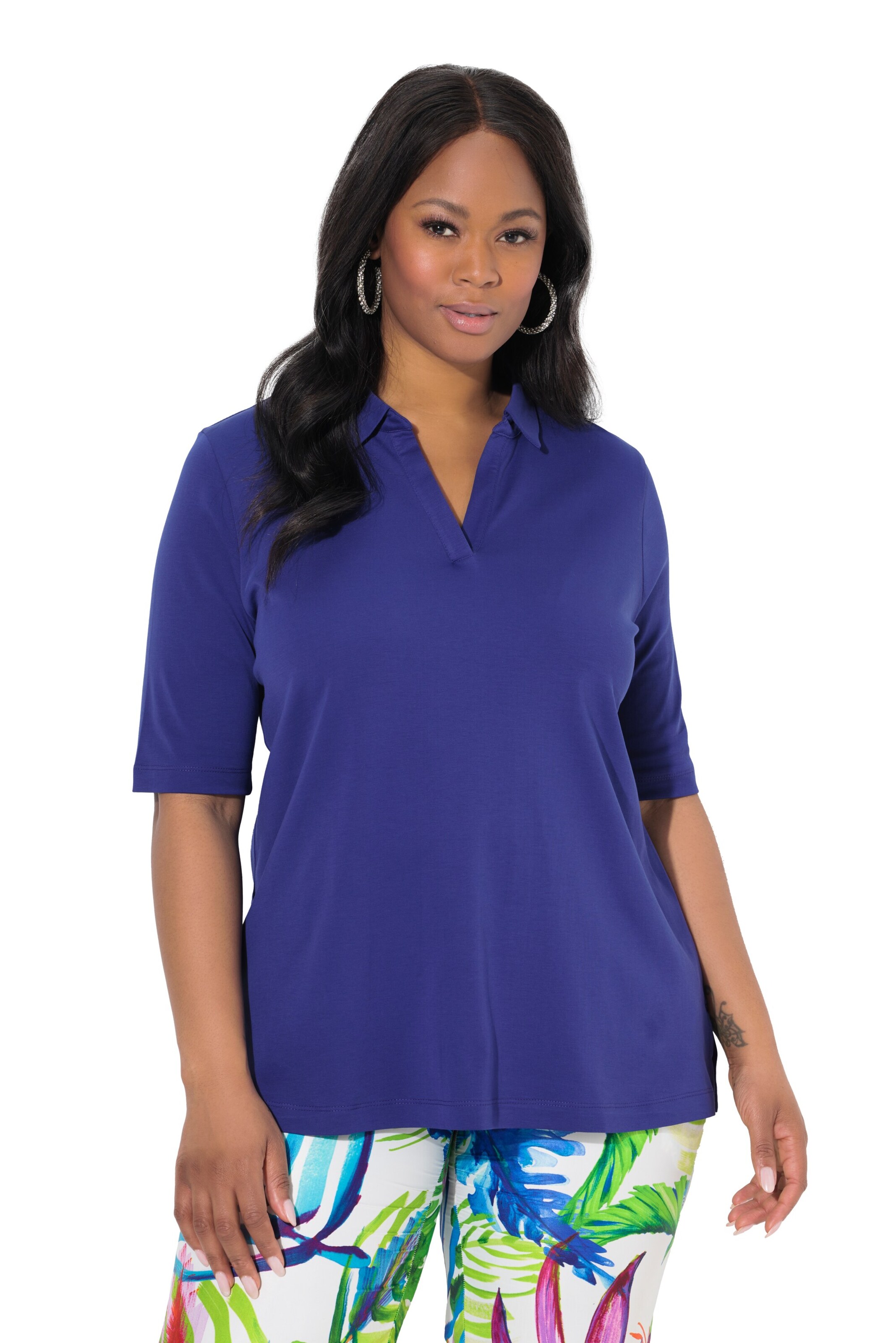 Ulla Popken Shirt in Blue: front