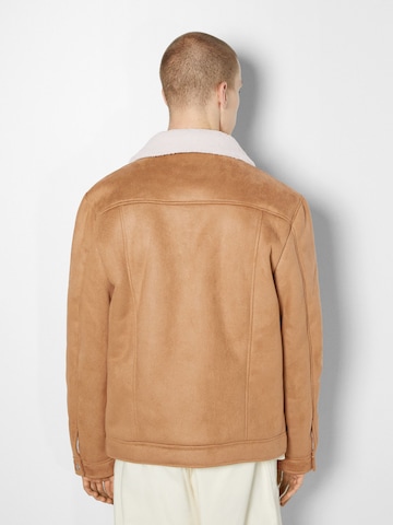 Bershka Prehodna jakna | rjava barva