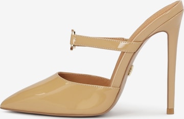 Mule Kazar en beige : devant