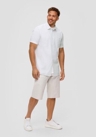 s.Oliver Red Label Big & Tall Regular fit Overhemd in Wit