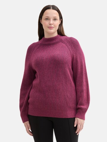 Tom Tailor Women + Trui in Roze: voorkant