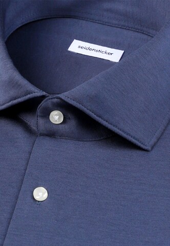 SEIDENSTICKER Slim fit Business shirt in Grey