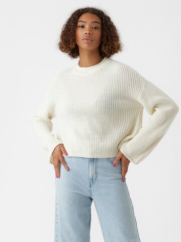 Pull-over 'Sayla' VERO MODA en blanc : devant