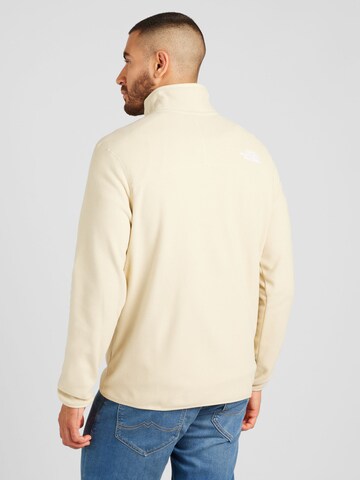 Pullover sportivo '100 Glacier 1/4 Zip Fleece' di THE NORTH FACE in beige
