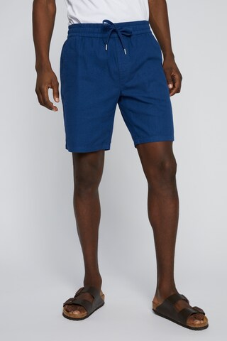 Matinique Regular Broek 'Barton' in Blauw: voorkant