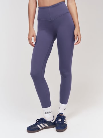 Leggings 'Signature' Osia en bleu : devant