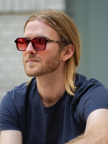 La Moda Me Zonnebril 'Viana' in Rood