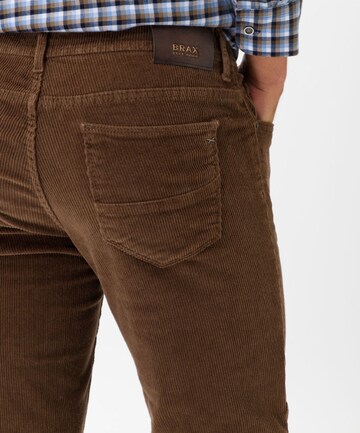 BRAX Regular Pants 'Cadiz' in Brown