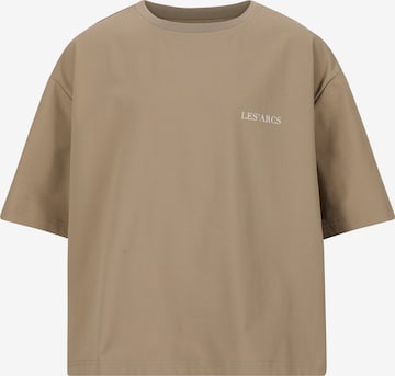 Les'Arcs T-Shirt 'Jerety' in Braun: Vorderseite