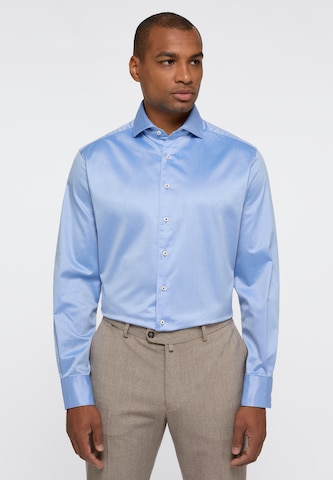 ETERNA Regular fit Business Shirt in Blue: front