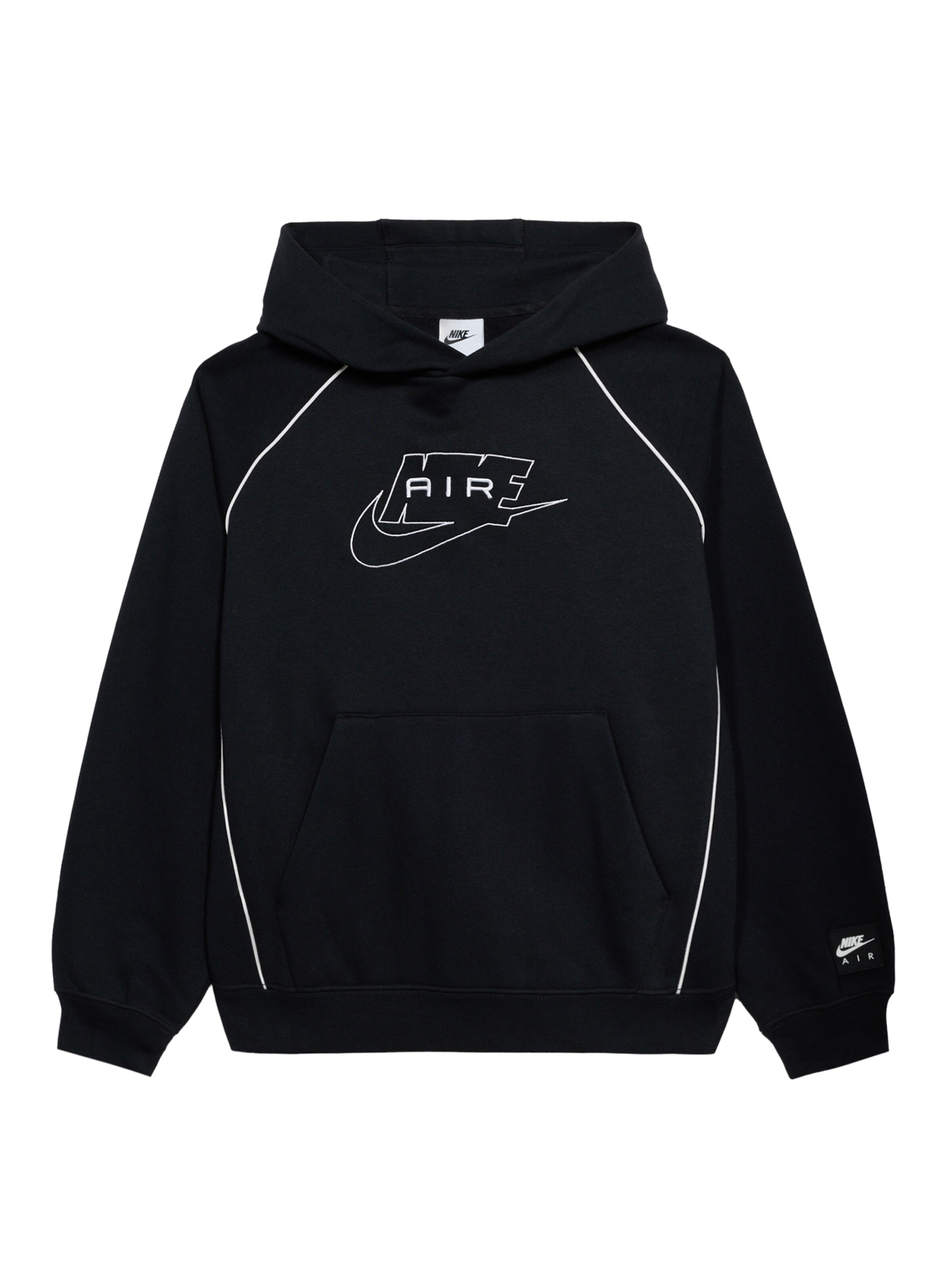 Nike Sportswear - Sudadera 'AIR' en negro: frente