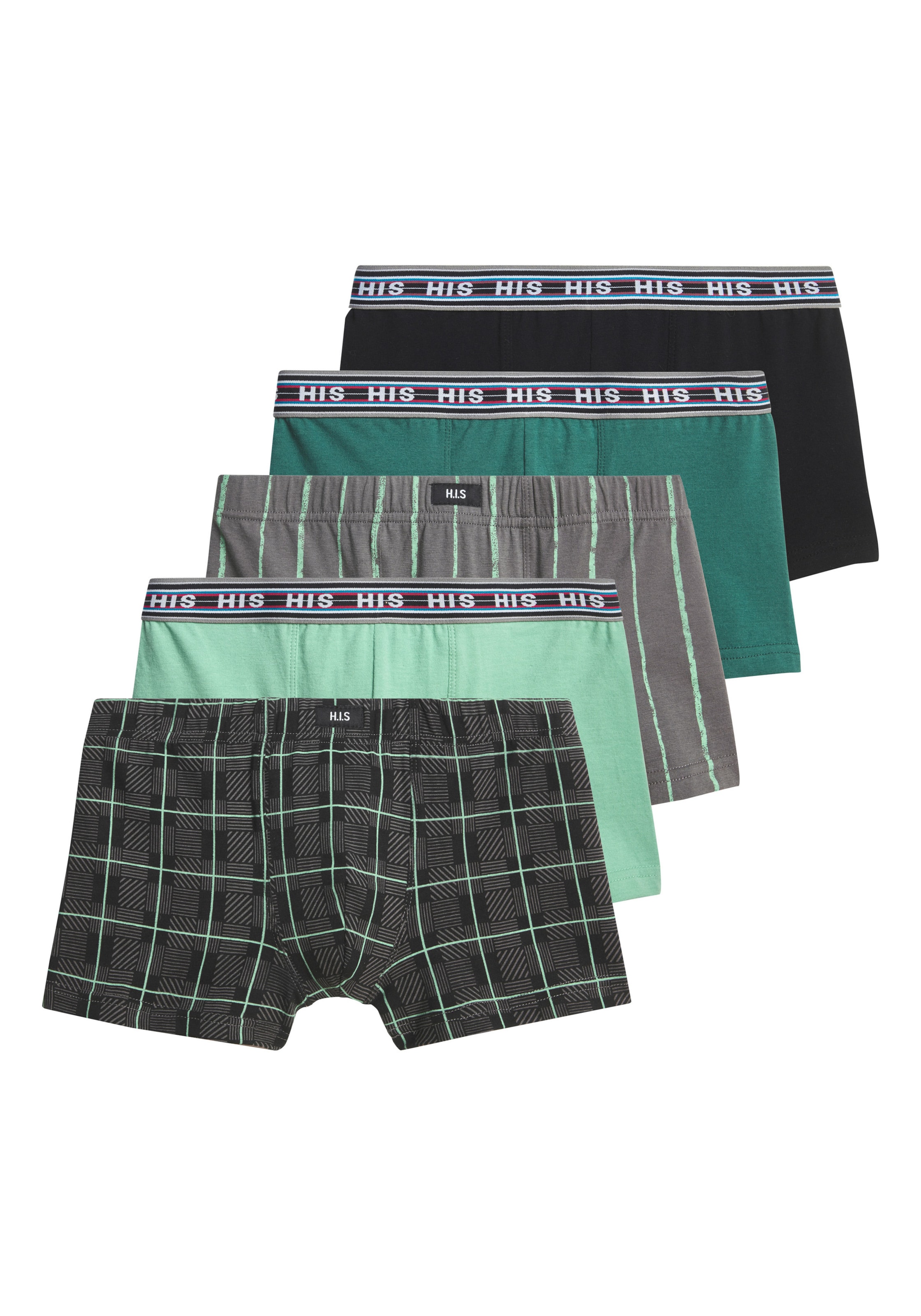 H.I.S Underpants in Green: front