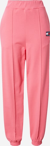 Tommy Jeans Tapered Hose in Pink: predná strana