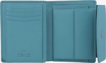 Braun Büffel Wallet 'Joy' in Blue