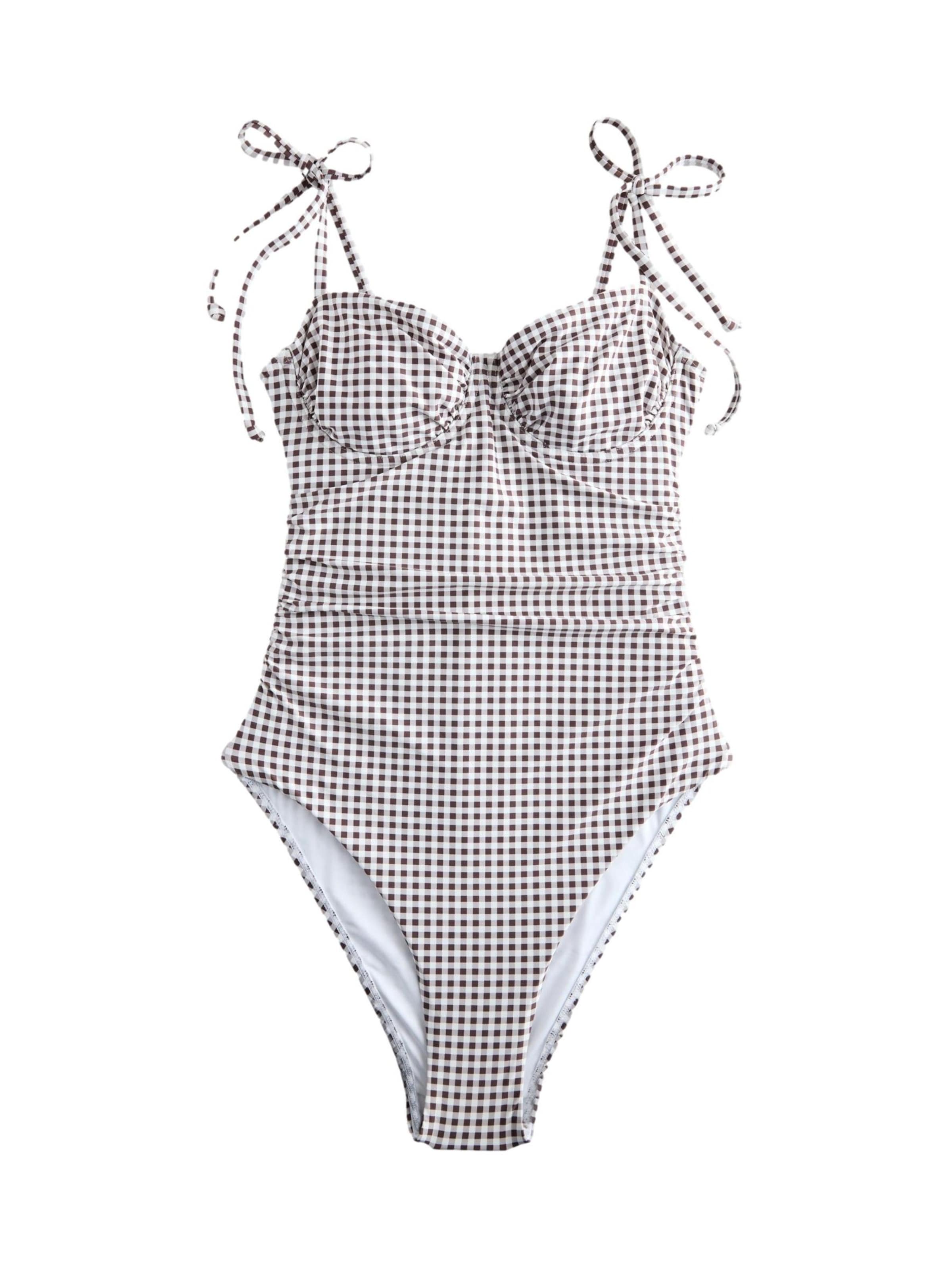 Next - Traje de baño en blanco: frente