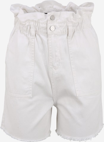 Missguided Tall Shorts in White: front