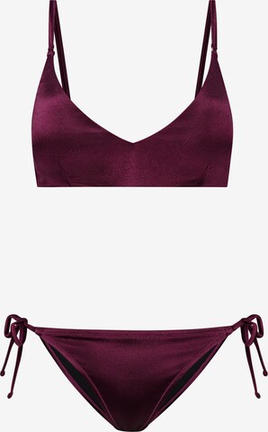Triangle Bikini 'Lou' Shiwi en violet : devant