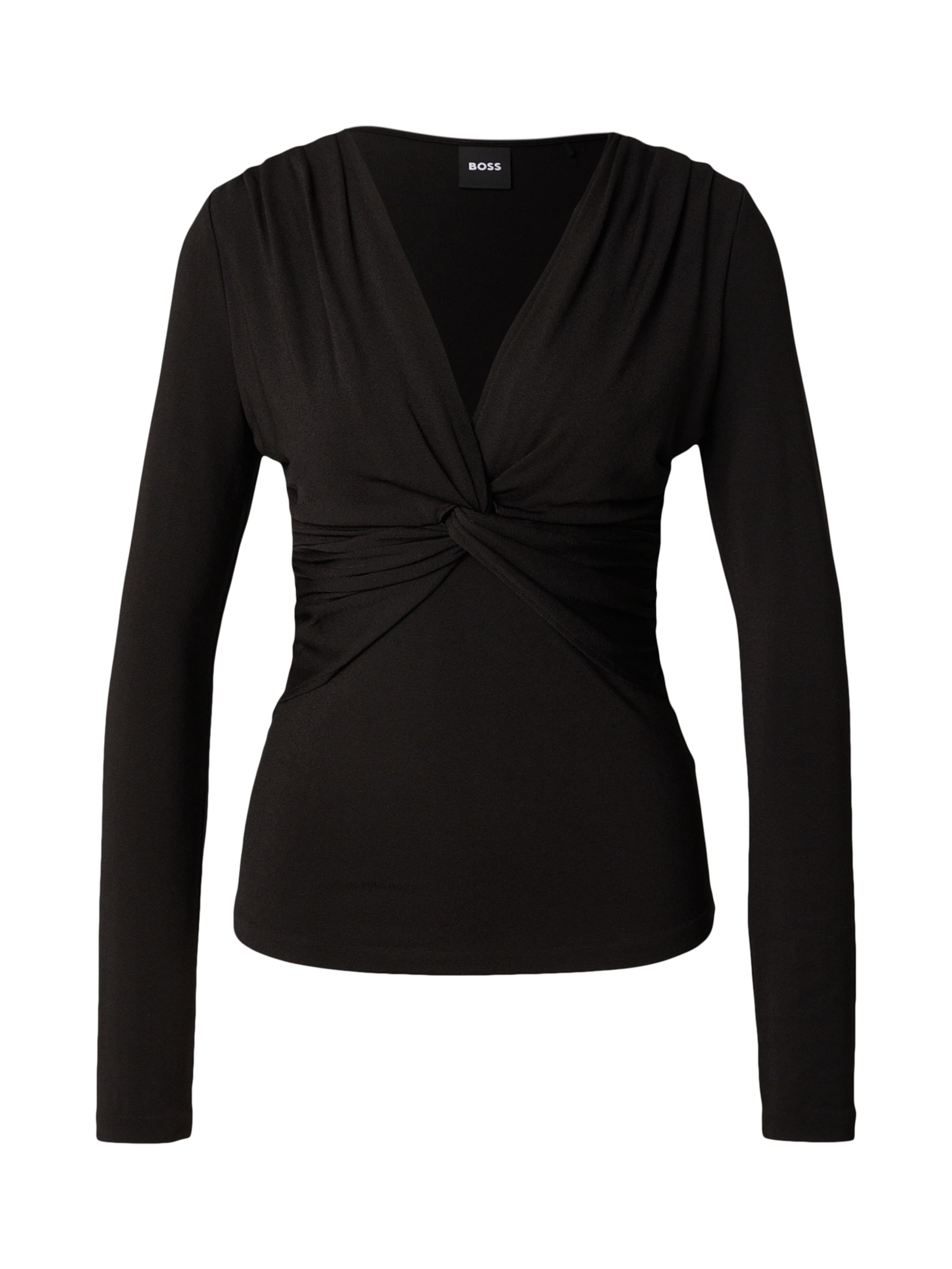 BOSS Póló 'Eulori' - fekete: elől