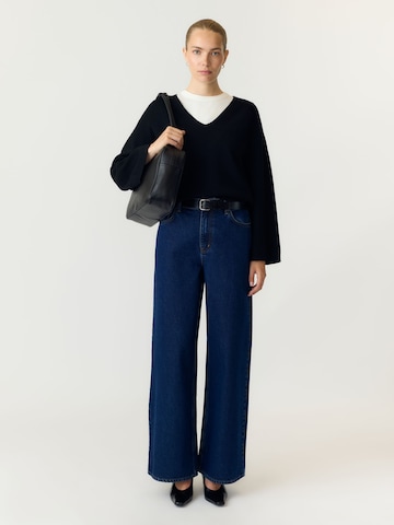 YAS Wide leg Jeans 'YASBea' in Blauw