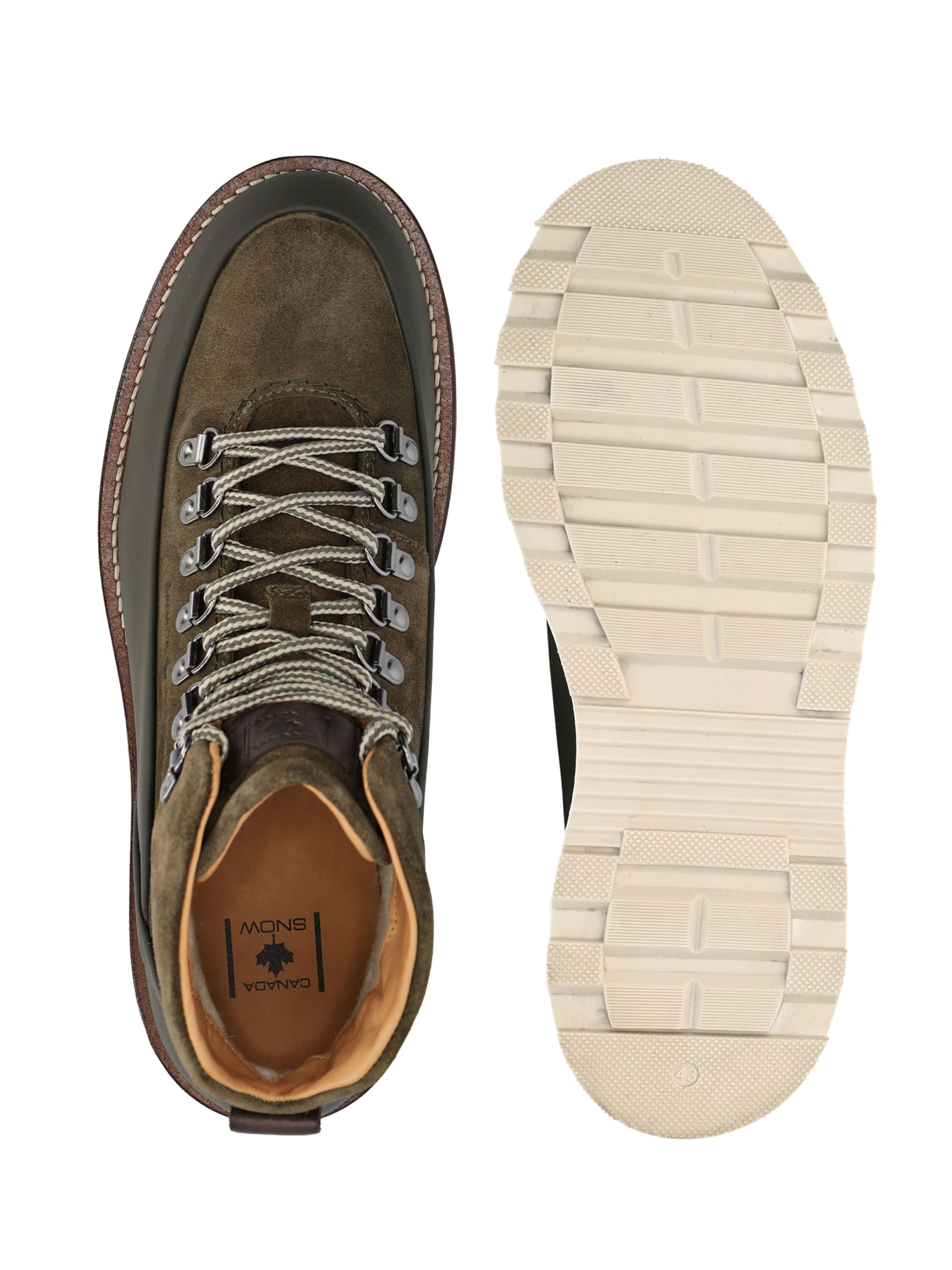 Bottes à lacets 'MOUNT JACK' CANADA SNOW en vert